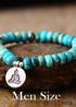 Boho Bracelet, Stretchy Bracelet, 10MM Brown Imperial Japser Lotus